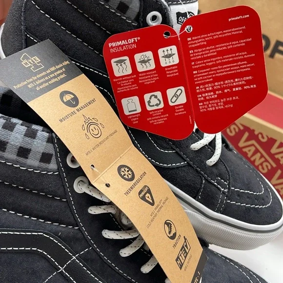 Vans WMNS Sk8-Hi Mte-1 Plaid Grey/White
VN0A5HZYGYW Boots Sneakers - Picture 14 of 16